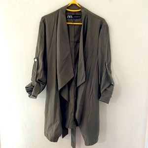 Zara drape jacket like new